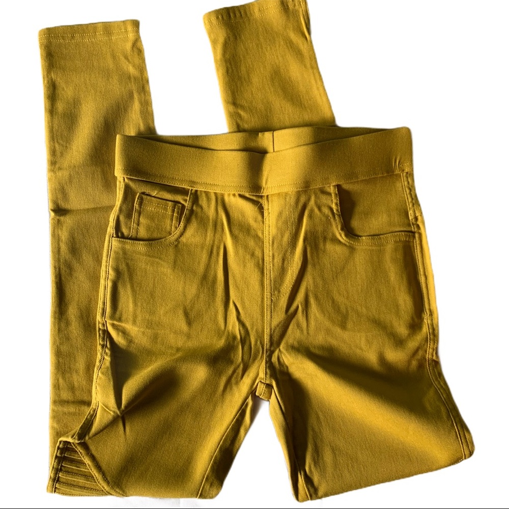Lara Fashion Mustard Moro Jeggings Size Small